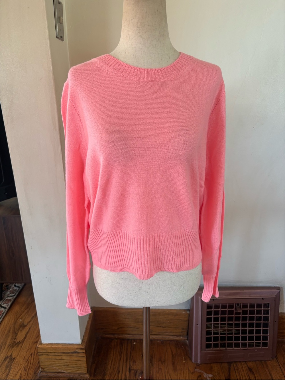 J. Crew Cashmere shrunken crewneck sweater NWT